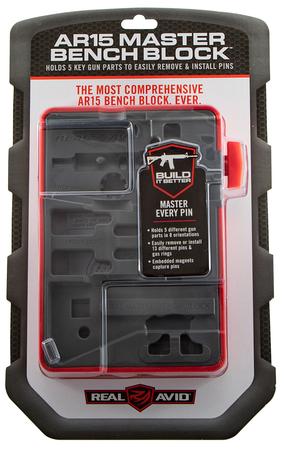 Real Avid AVAR15MBB Master Bench Block Black Polymer Resin AR Platforms