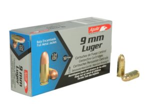 Aguila 9mm 124gr. FMJ 50rds