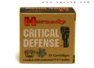 Hornady Critical Defense 9mm 115gr